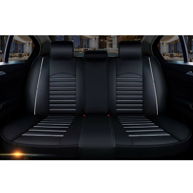 Ensemble de housses de siège de voiture en cuir PU, compatible avec les  housses de siège à air comprimé pour protéger les accessoires intérieurs de  voiture - AliExpress