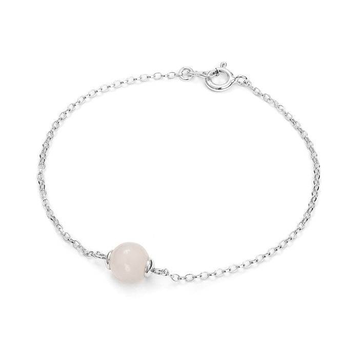 bracelet-argent-quartz-rose