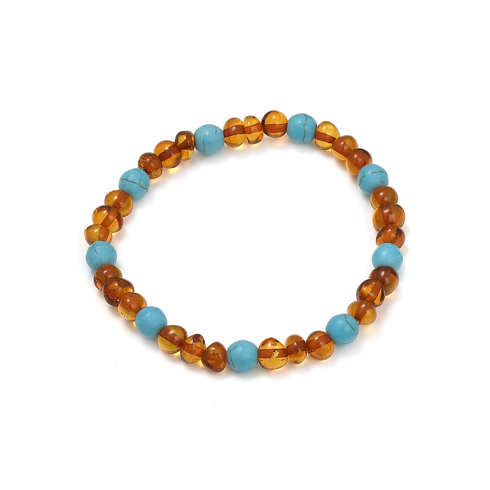 Bracelet femme ambre