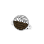 Bague femme - argent 925 et bois - cocoonm