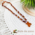 Collier 34cm - Bois de coco