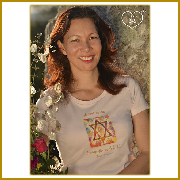 Magnificence-Nature Celeste-T-shirt femme-rose-Dolorès Soleymieux-3_4 RC-web