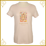 Magnificence-Nature Celeste-T-shirt femme-Rose-Dolorès Soleymieux-Fond blanc