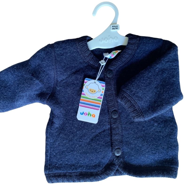 Vêtement enfant laine mérinos chaud couleur bleu