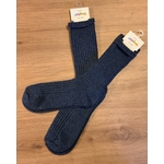 JOHA chaussettes laine adultes bleu denim