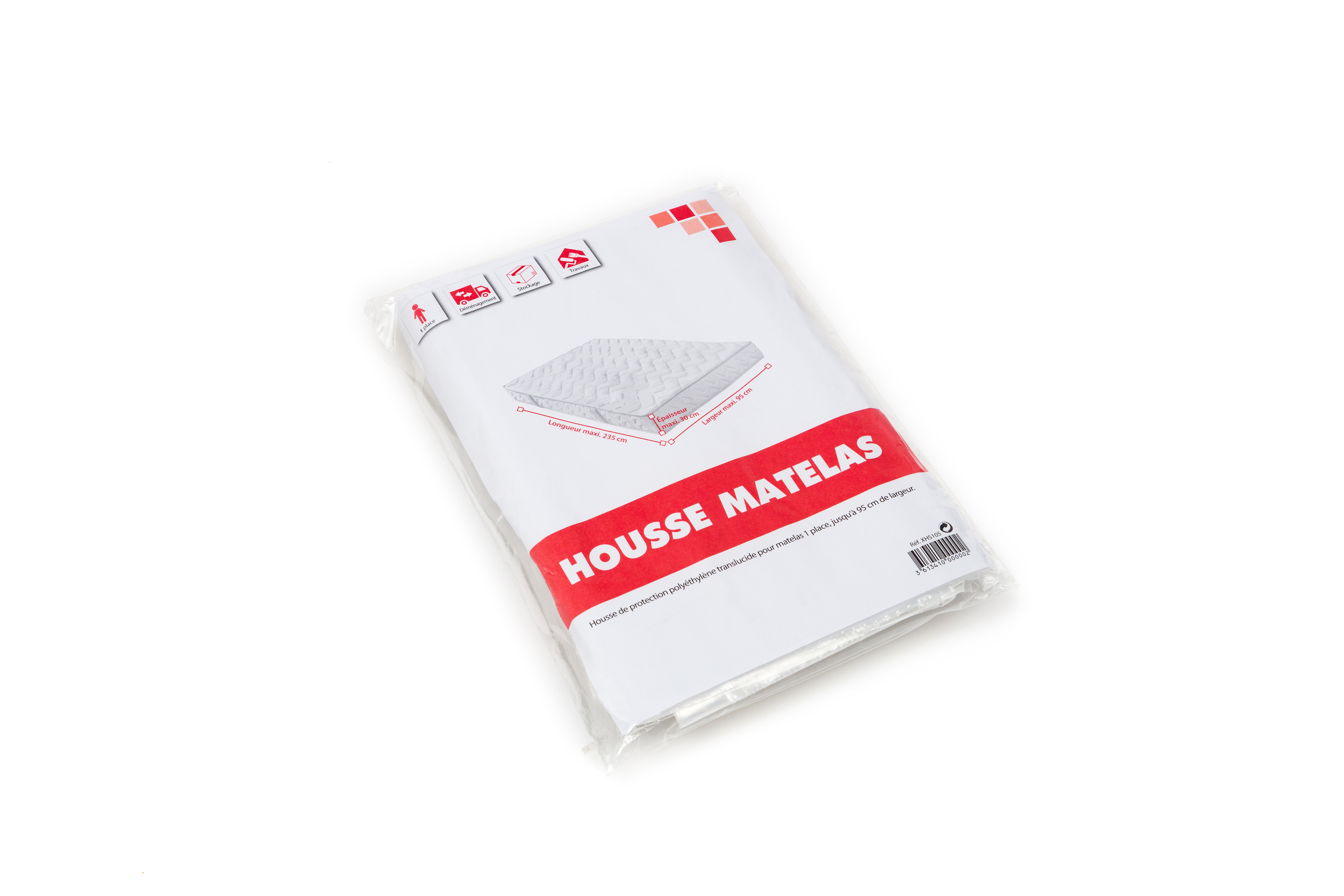 Housse de protection pour matelas 1 personne - Loubox