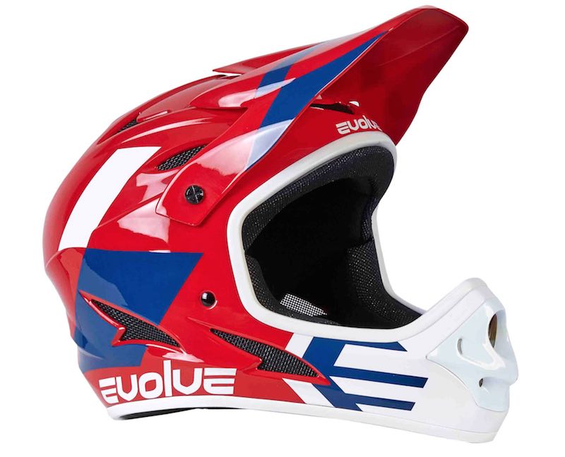 CASQUE EVOLVE STORM GLOSSY RED