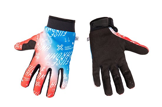 Paire de gants vtt/bmx AIRE1 noir/bleu SUNN