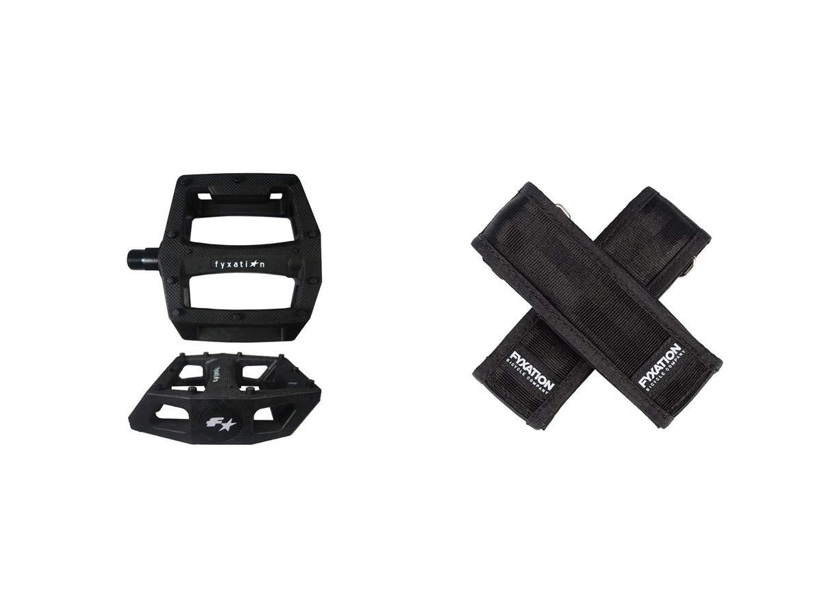 KIT PEDALES STRAPS FYXATION GATES