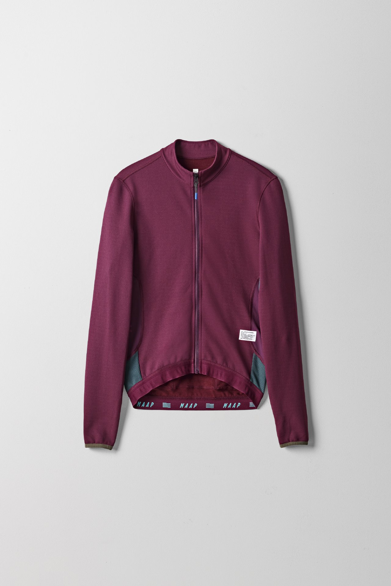 MAILLOT MAAP ALT ROAD LS JERSEY BURGUNDY