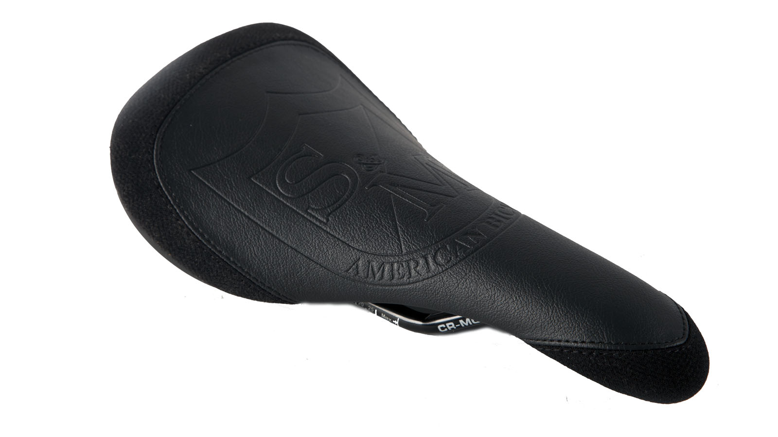 SELLE S&M SHIELD RAILED LEATHER BLACK