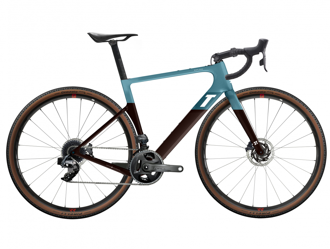 VELO GRAVEL 3T RACEMAX FORCE X2 BLUE BROWN