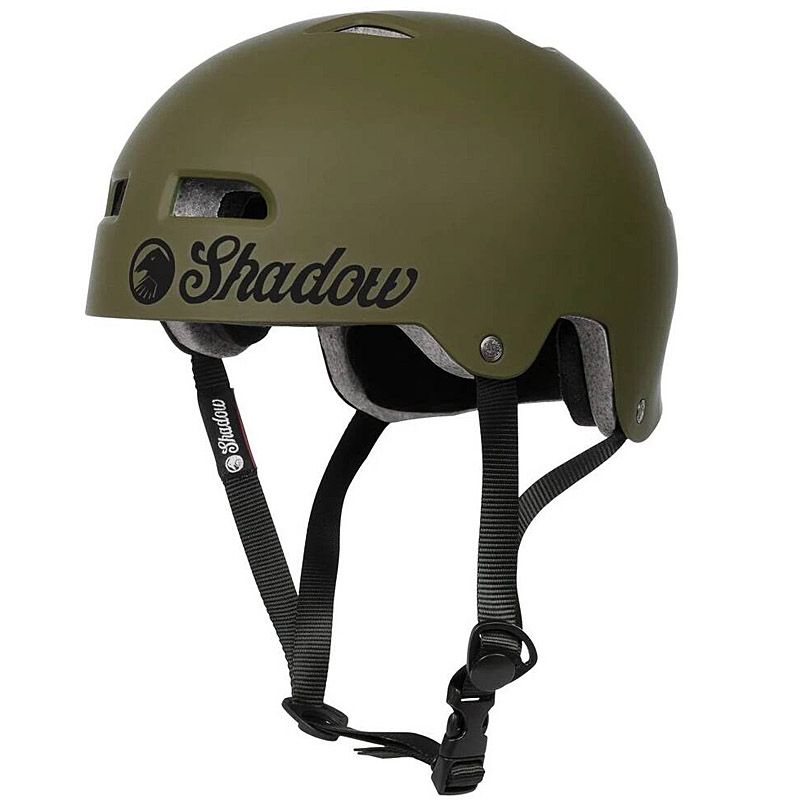 CASQUE SHADOW CLASSIC ARMY GREEN - ÉQUIPEMENTS BMX FREESTYLE