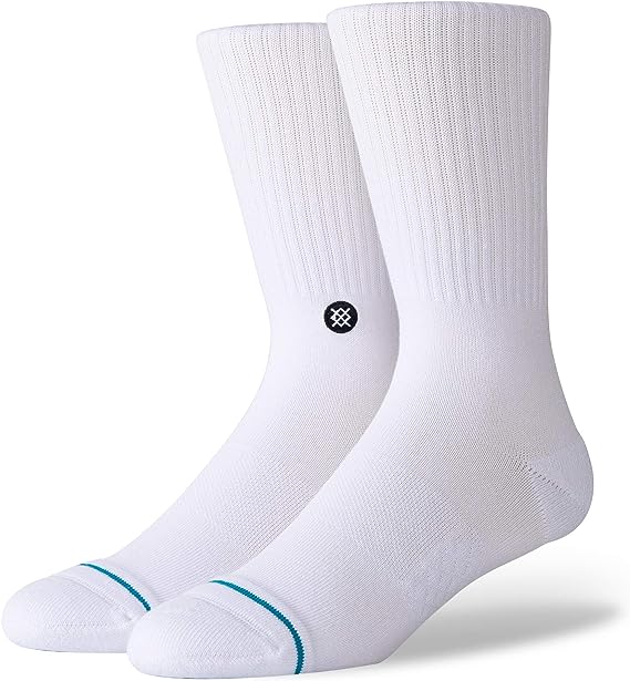 CHAUSSETTES STANCE ICON CREW WHITE