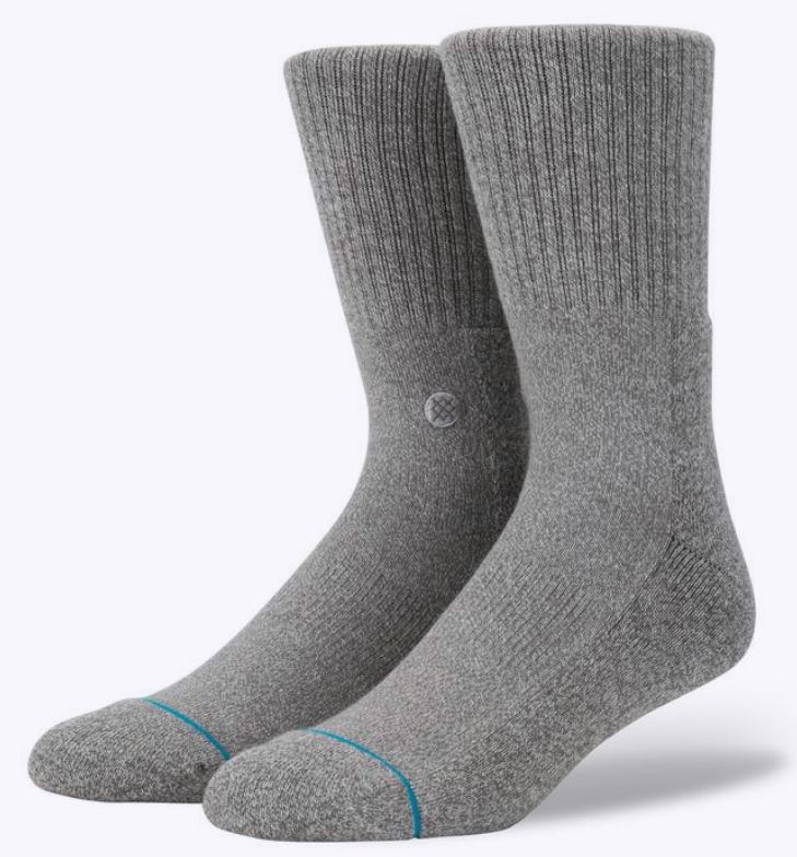 CHAUSSETTES STANCE ICON CREW HEATHER GREY