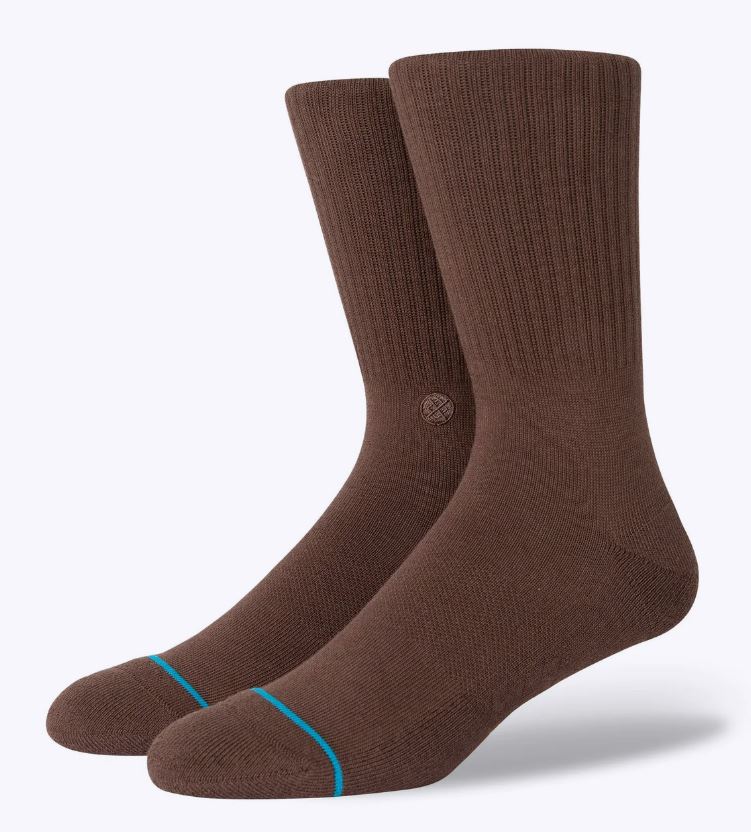 CHAUSSETTES STANCE ICON CREW BROWN