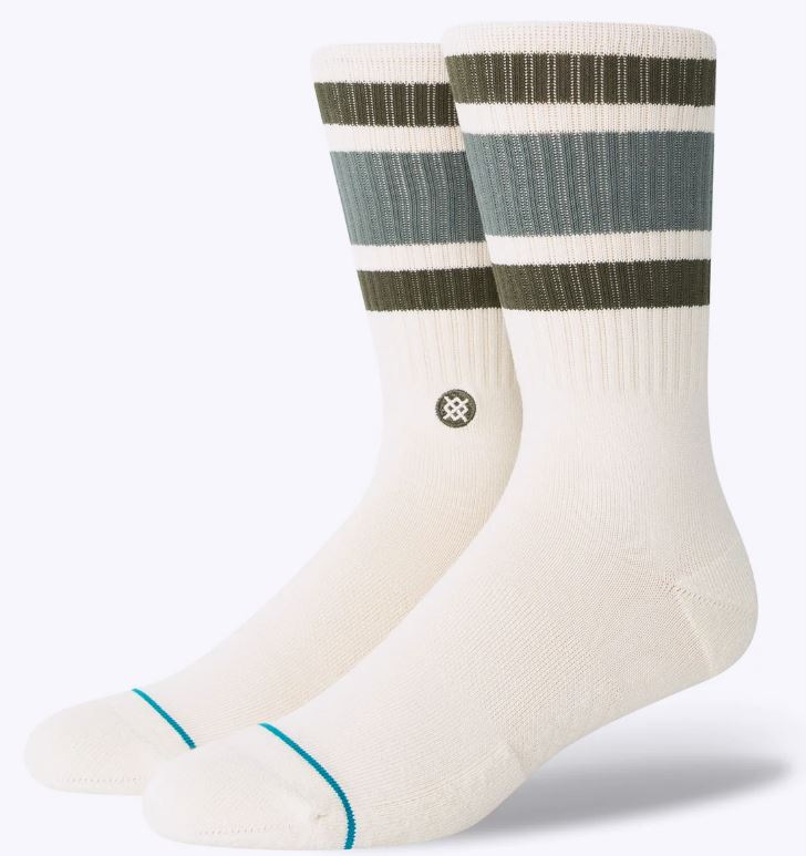 CHAUSSETTES STANCE BOYD ST CREW VINTAGE WHITE
