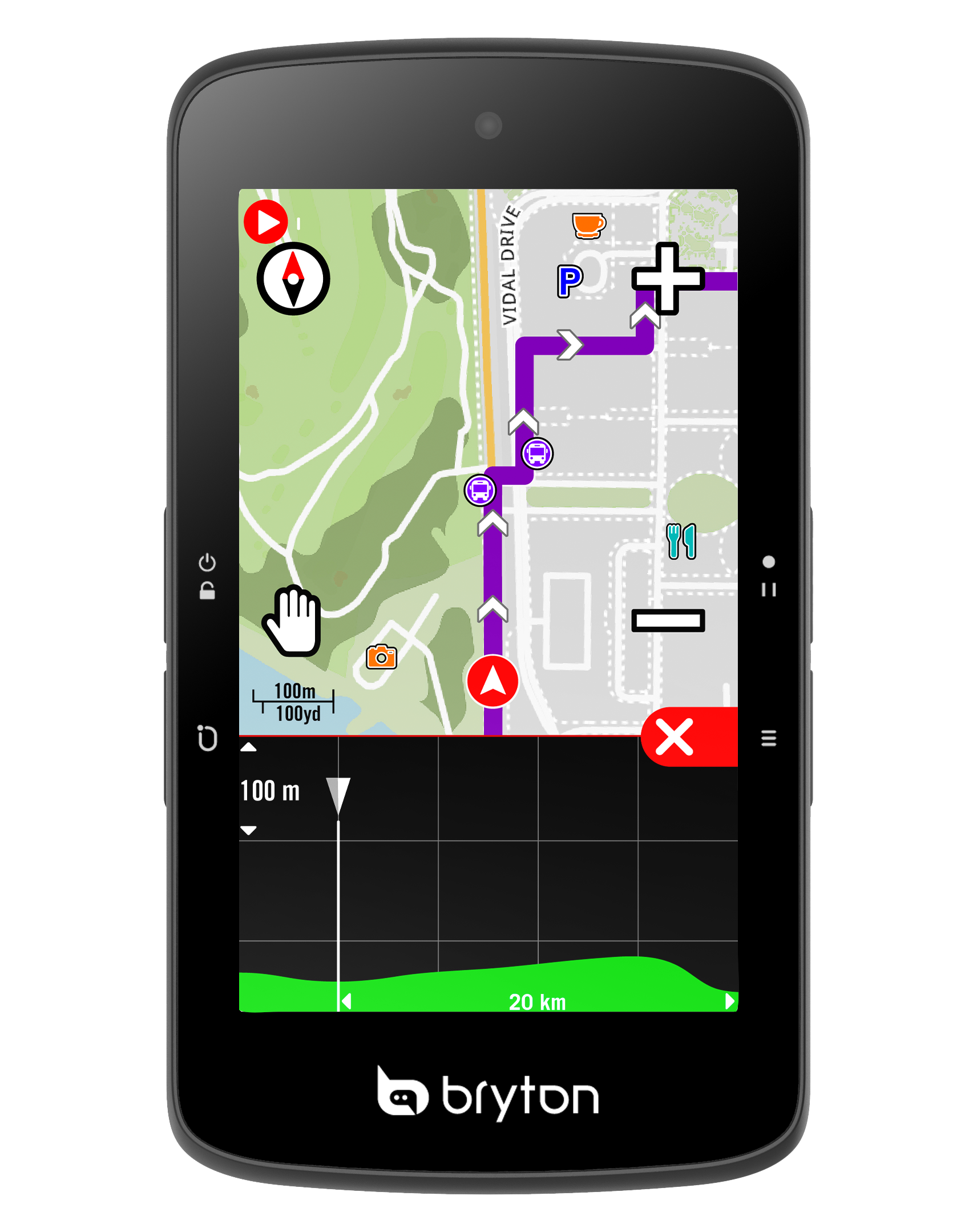 COMPTEUR GPS BRYTON RIDER S800