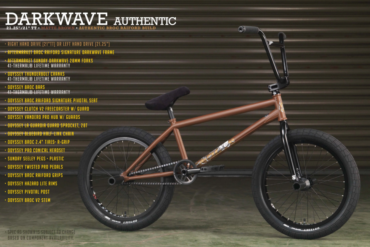 Sunday Forecaster Broc Broc Raiford Frame BMX SUNDAY DARKWAVE