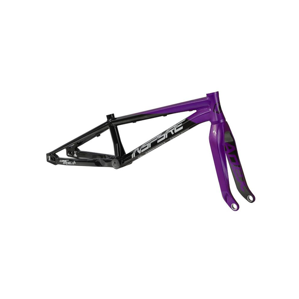 KIT CADRE/FOURCHE INSPYRE CONCORDE V3 - PURPLE HAZE / BLACK