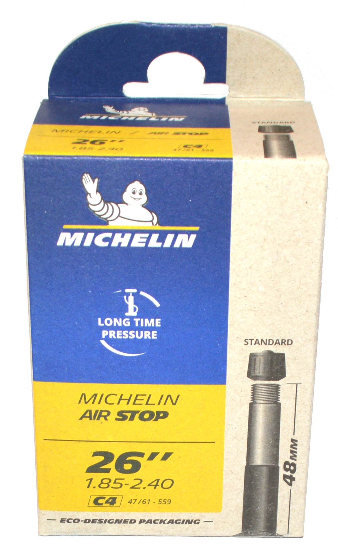 CHAMBRE A AIR MICHELIN 26 X 1,85 / 2,40 (SCHRADER)