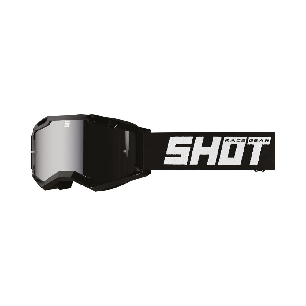 MASQUE SHOT ROCKET KID 2.0 - SOLID IRIDIUM BLACK GLOSSY (ENFANT)