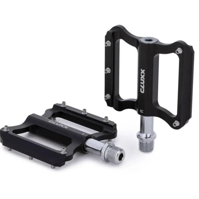Paire De Cale-pieds Pour Pédales De Vélo - Compatible Vélo D'appartement, VTT, Salle De Sport - Demi-clips En ABS Noir