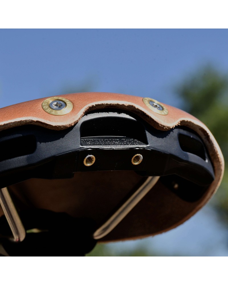 Selle cuir Berthoud Agnel Ouverte Naturelle
