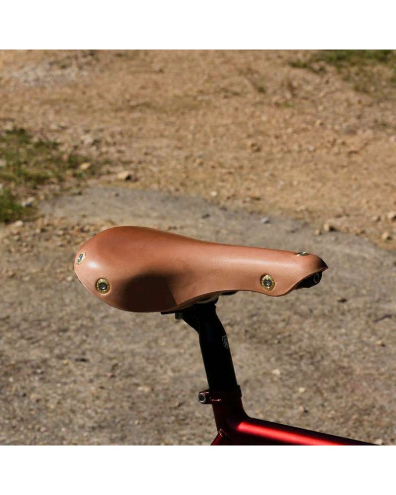 SELLE CUIR BERTHOUD MARIE BLANQUE NATURELLE