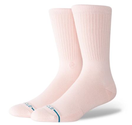 CHAUSSETTES STANCE ICON CREW PINK