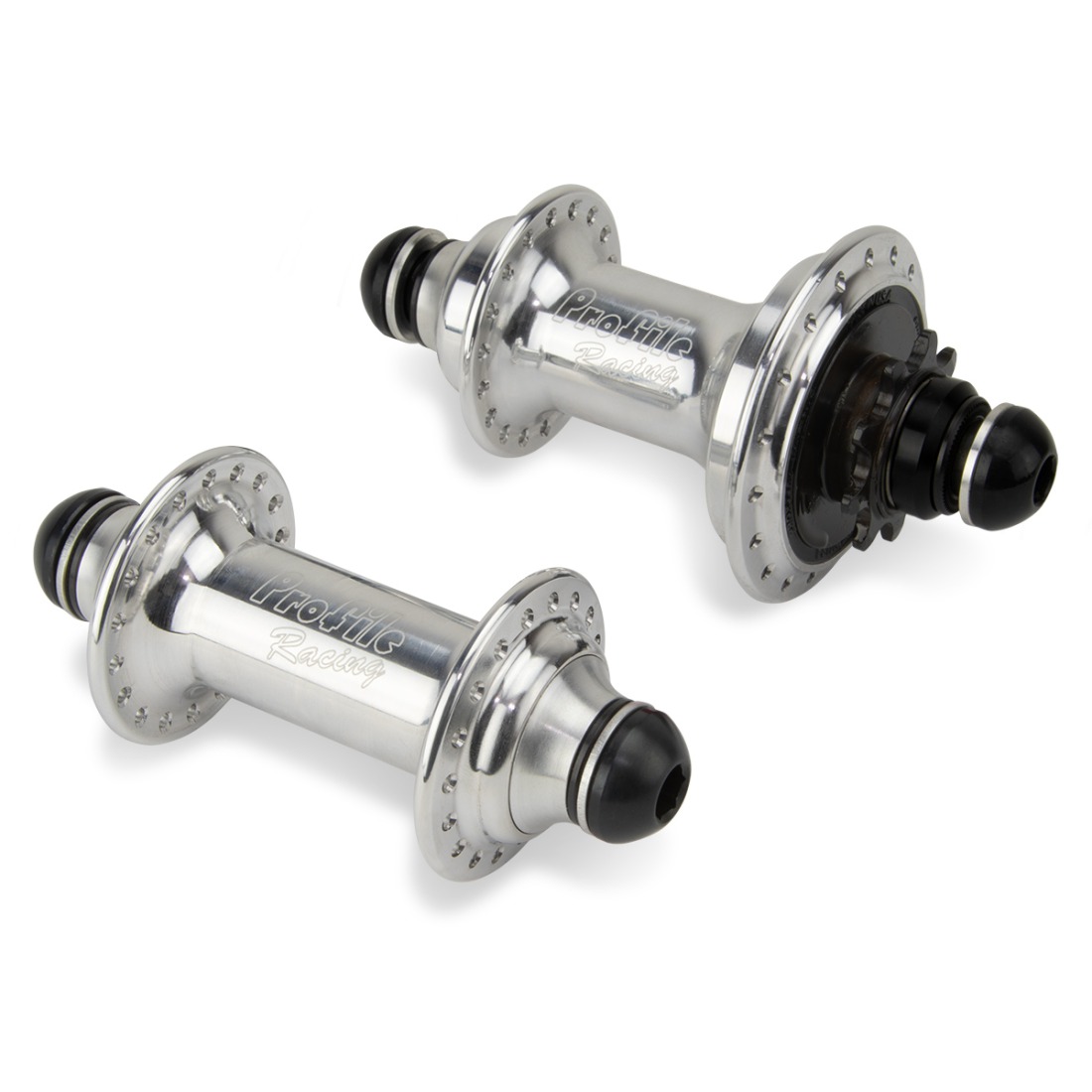 MOYEU PROFILE ELITE BUTTON HEAD 9 DENTS RHD SILVER (LA PAIRE)
