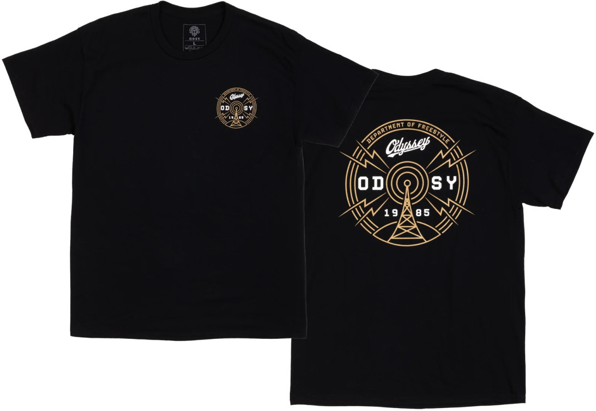 TEE SHIRT ODYSSEY FREQUENCY BLACK