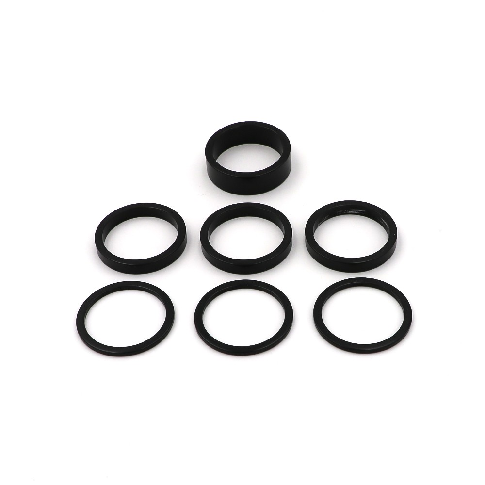 SPACER DE DIRECTION FORWARD ALU 1 1/8 (X7) - BLACK