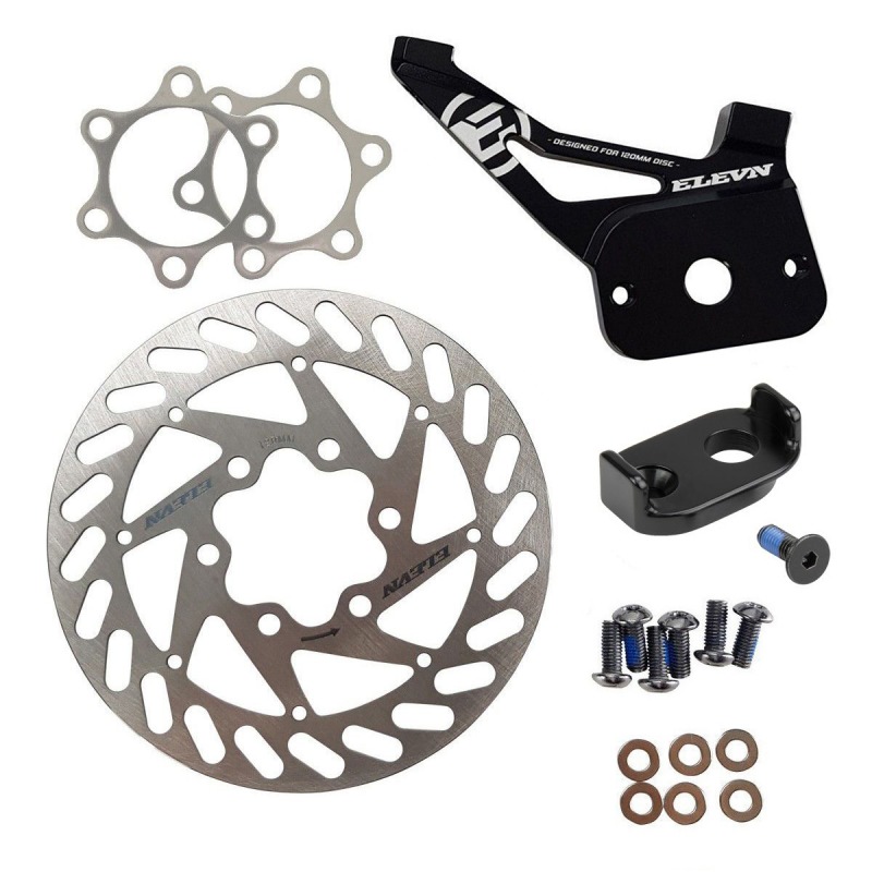 KIT FREIN DISC POST MOUNT ELEVN - AXE 10MM