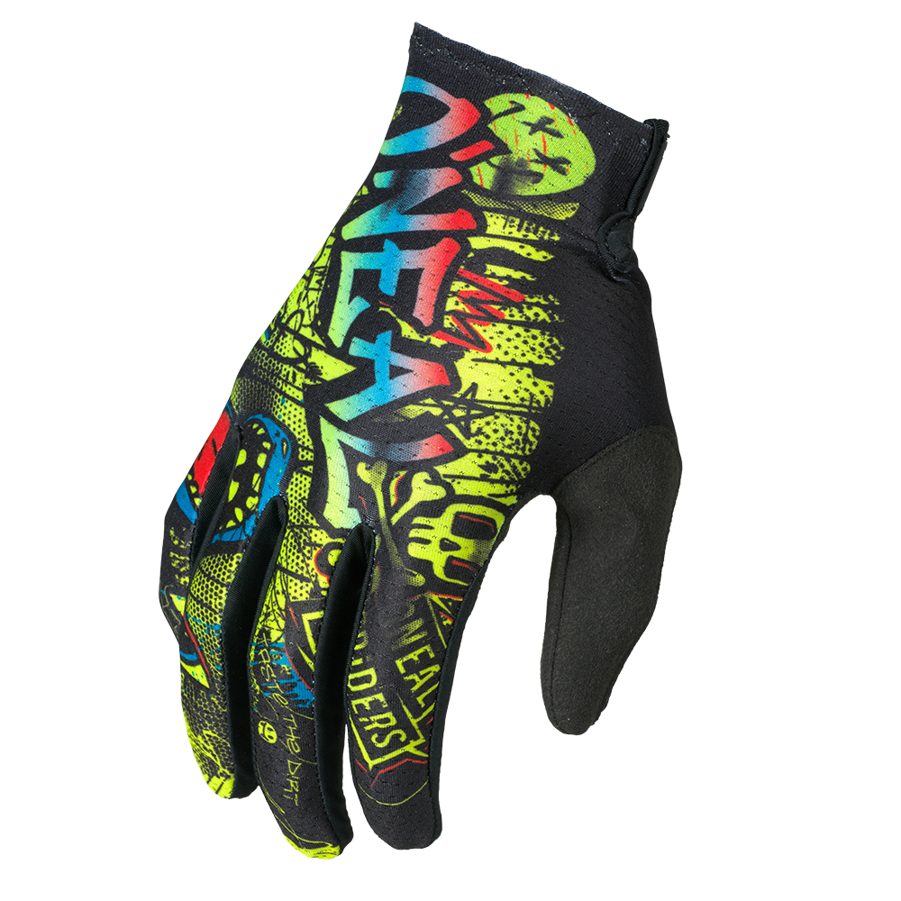 GANTS O\'NEAL MATRIX ATTACK BLACK/NEON YELLOW (ENFANT)