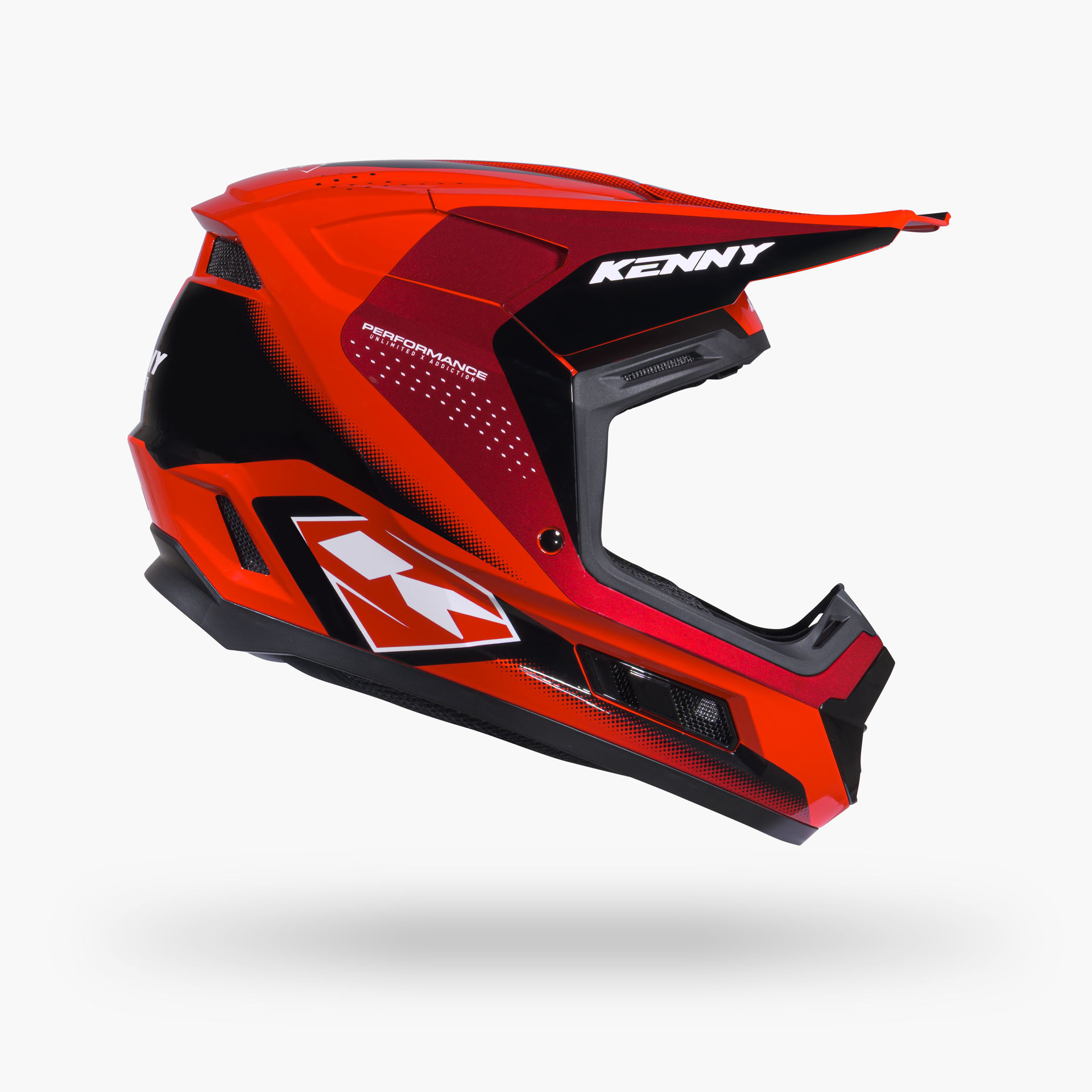 CASQUE KENNY PERFORMANCE GRAPHIC - CANDY RED