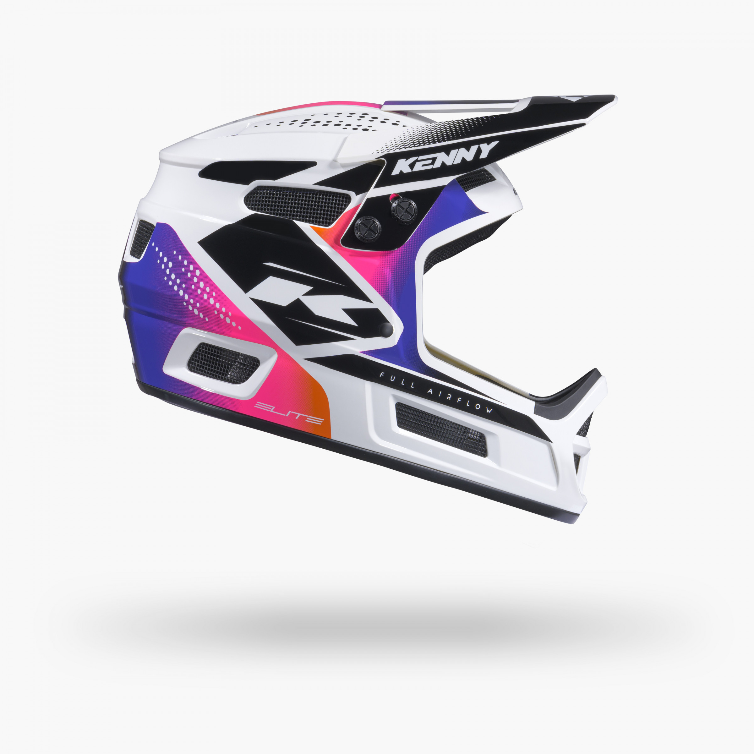 CASQUE KENNY ELITE GRAPHIC + - WHITE GRADIENT