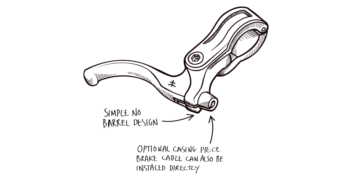 LEVIER DE FREIN FLY BIKES MANUAL MINI