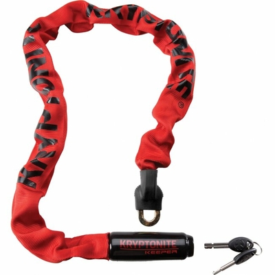 ANTIVOL KRYPTONITE CHAÎNE KEEPER 785 RED 85CM