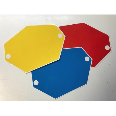 Choisissez votre taille et couleur Mac One BMX numéro Plates