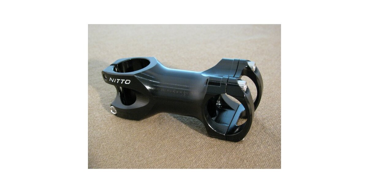 Potence Vélo Nitto NTC-A 90 Mm - Aluminium Argenté - Neuf En Emballage - Pour Vélo De Ville/routier