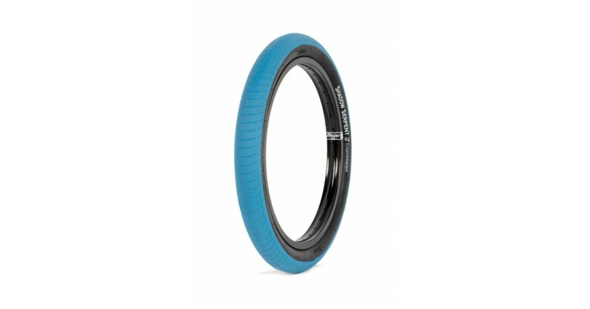 Pneu BMX Natsukashi Snake Belly 20x1.75 - Bleu - Paroi Gomme (gumwall) - VTT Old School