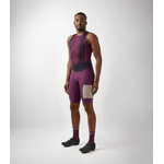 men-cycling-cargo-bibshort-purple-odyssey-total-body-front-pedaled