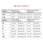 Genouilleres-G-FORM-Pro-X4-guide-taille-size-guide-knee-form-prox4