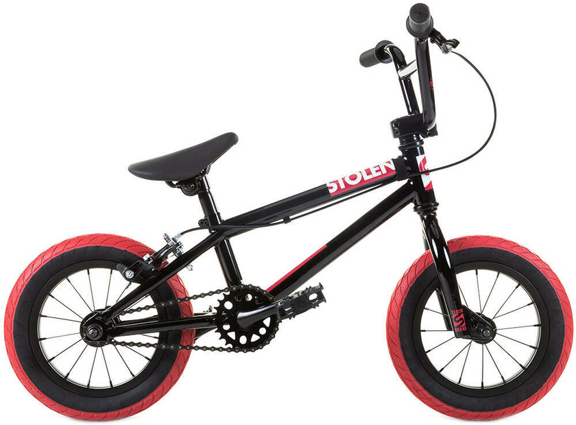 BMX STOLEN AGENT 12'' BLACK/RED - BMX FREESTYLE COMPLETS/BMX