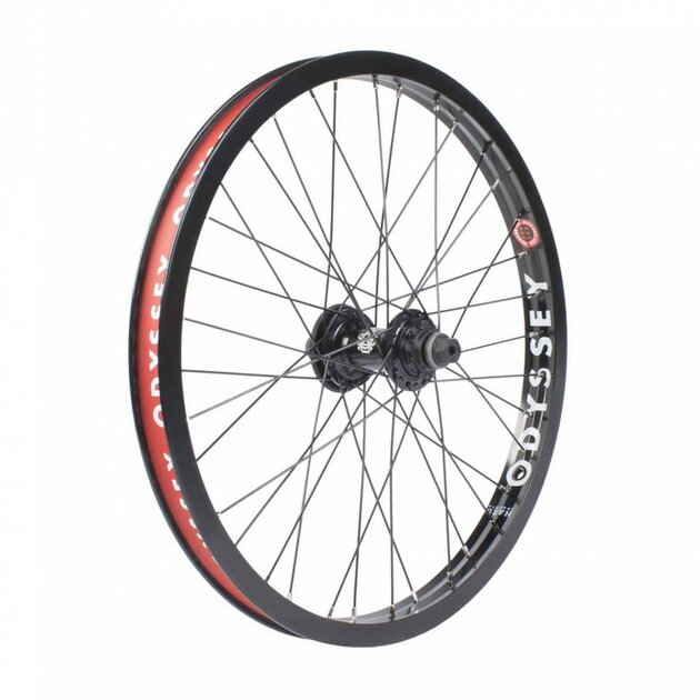 Roue Arrière BMX RANT PARTY ON V2 Cassette 20 Pouces LHD Rouge - Neuve Pour Street/park