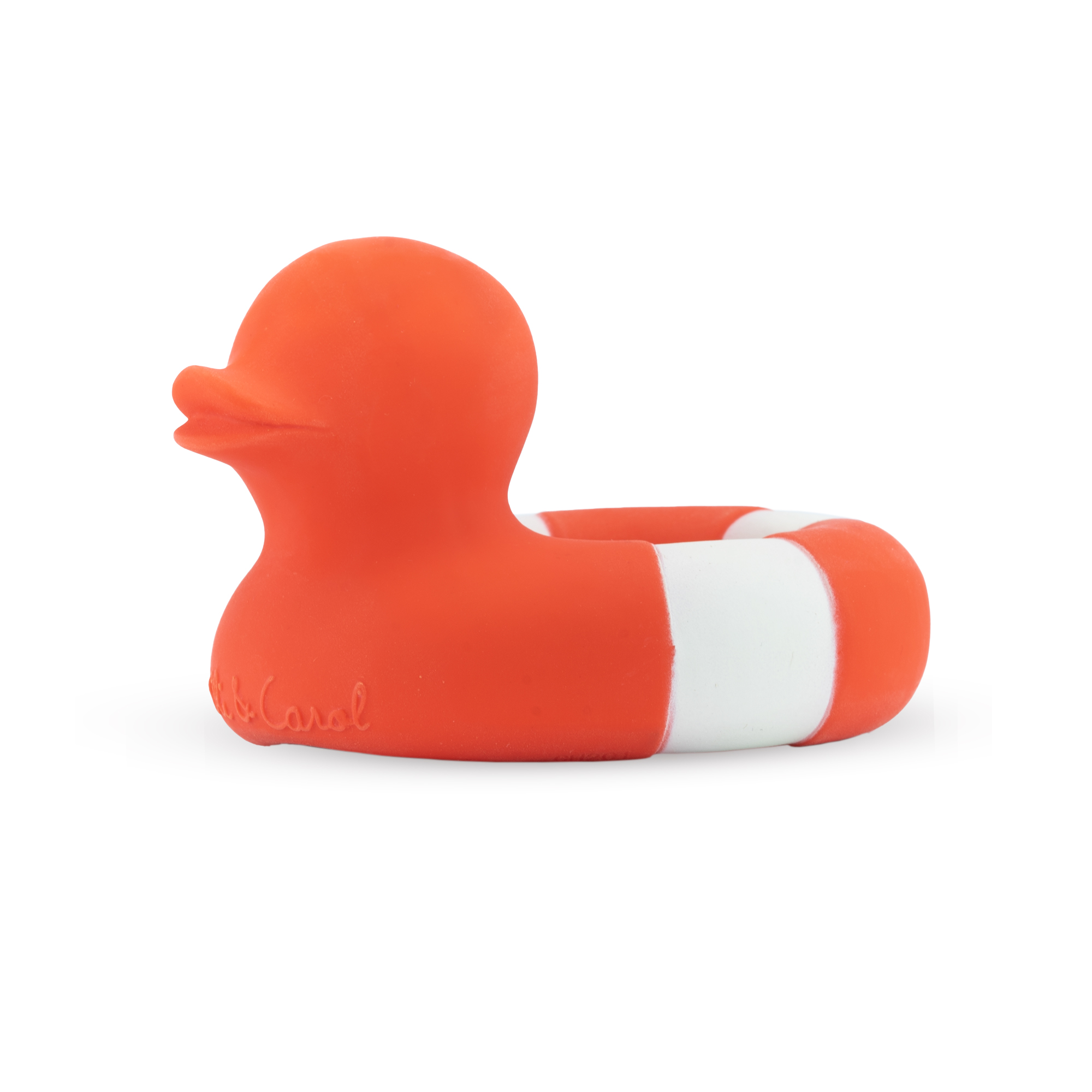 Jouet pour le bain - Flo le canard flottant rouge