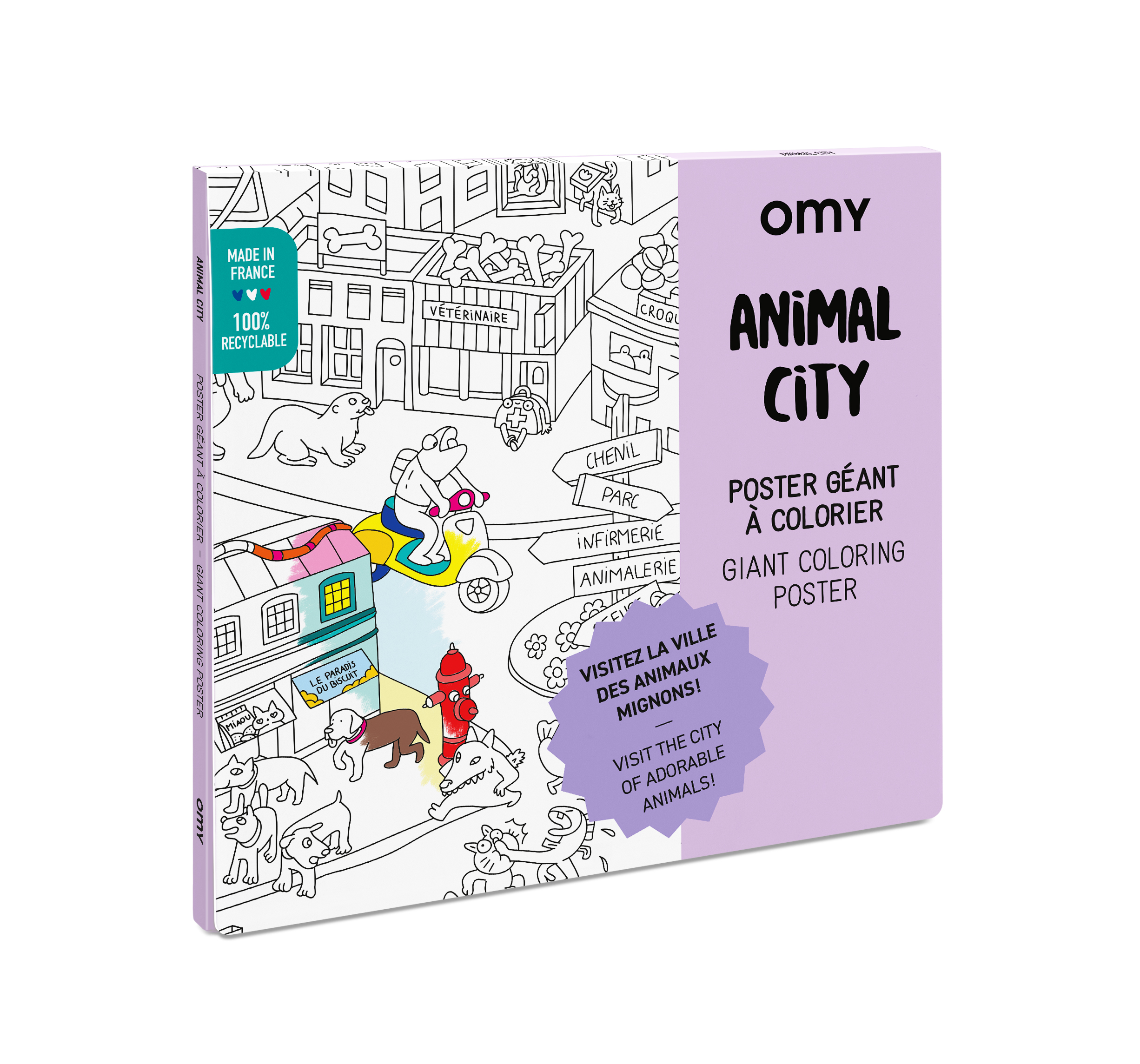 POS77_ANIMAL CITY_PACK_BLANC