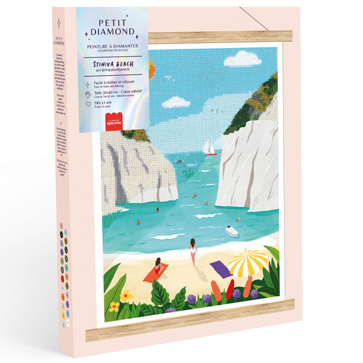 coffret-petit-diamond-diamond-painting-stivina-beach-par-maja-tomljanovic