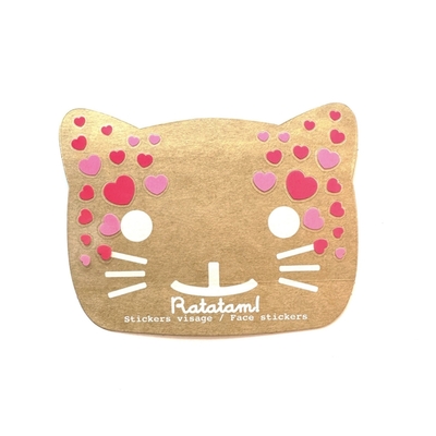 stickers visage coeur